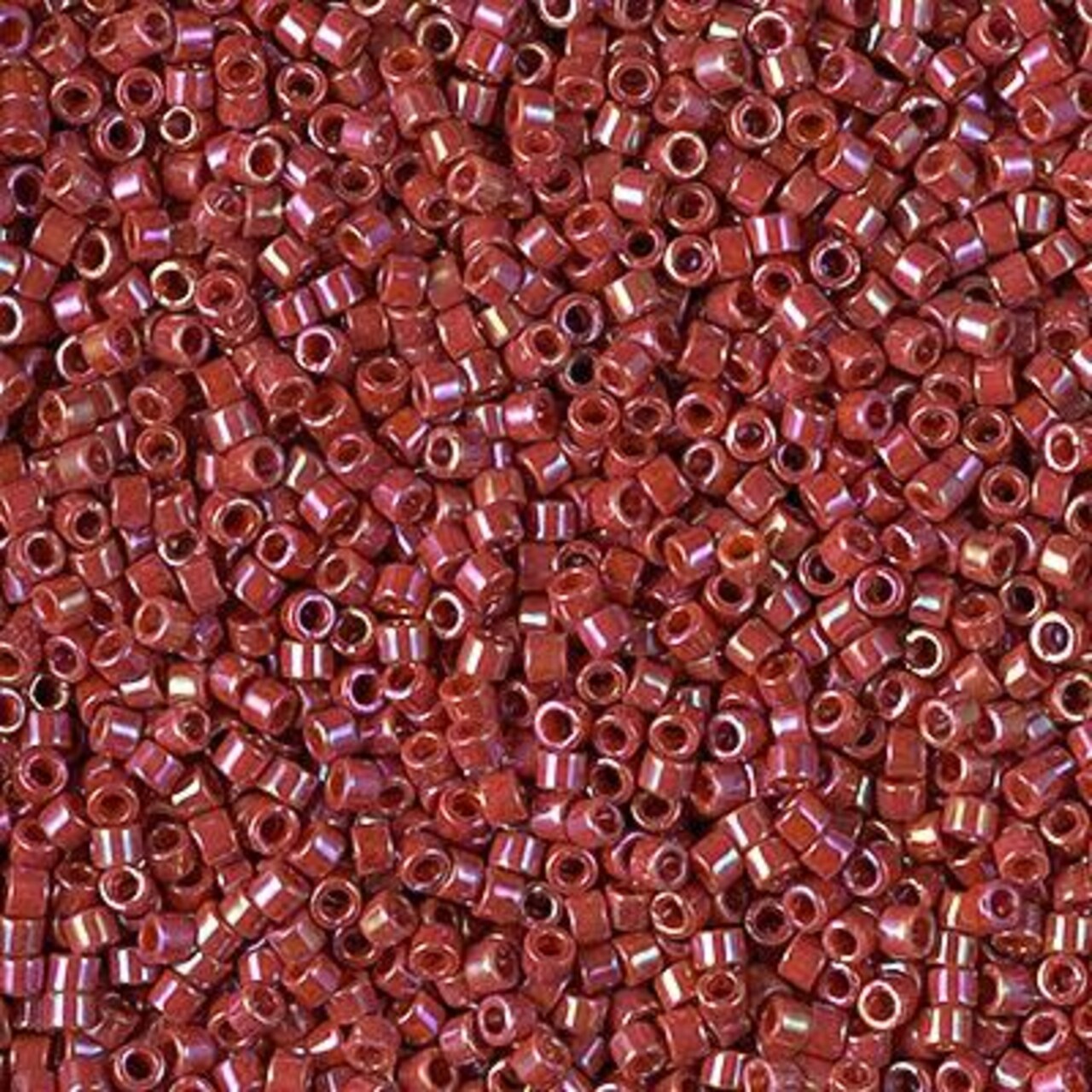 Miyuki Delica Bead 11/0, DB2275, Opaque Glazed Jujube, 5 grams